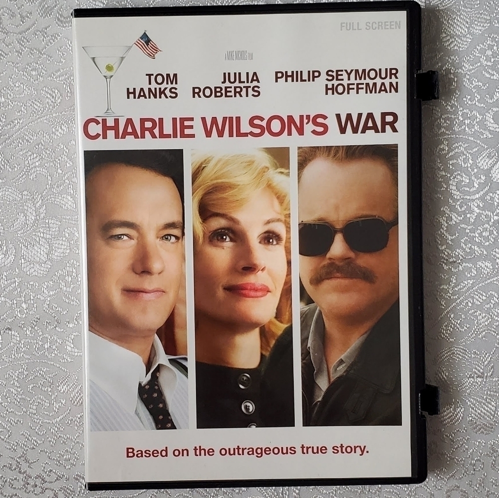 Charlie Wilson's War DVD drama Tom Hanks Julia Roberts Philip‎ Seymour Hoffman